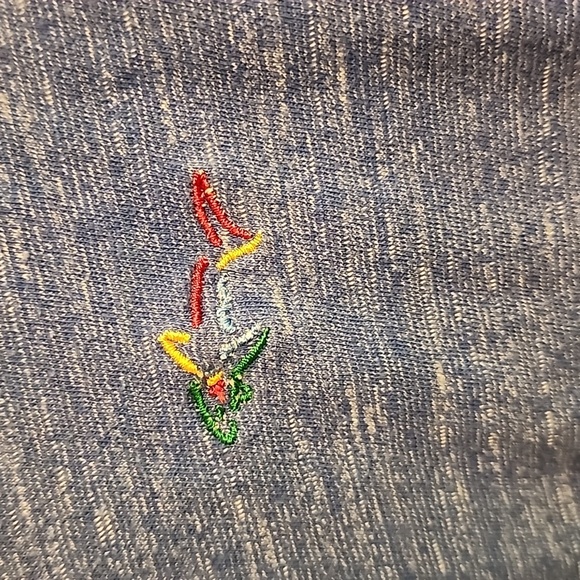 Greg Norman Collection Heather Blue Short Sleeve Tee - Picture 2 of 10